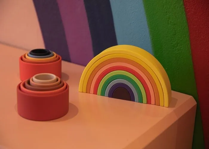 Little L - Arc-en-ciel en silicone multicolore - COOL KIDS PROJECT-3