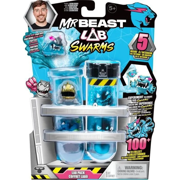 Figurines Miniatures - MrBeast Lab Swarms - 5 modèles aléatoires, 2,5 cm, plus de 100 à collectionner-0