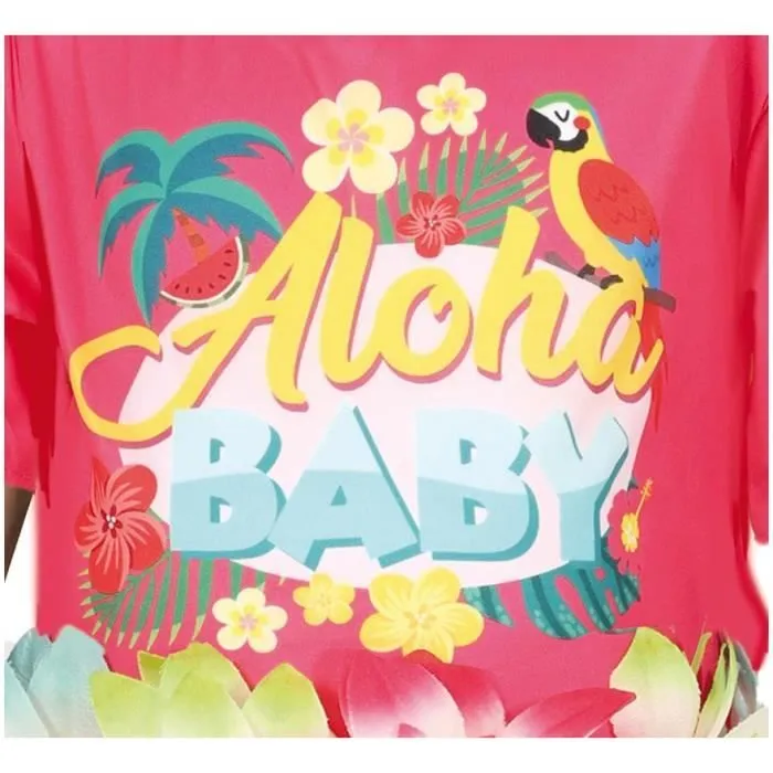 Guirca Déguisement tropical hawaïen pour filles et bébés (12-18 mois)-2