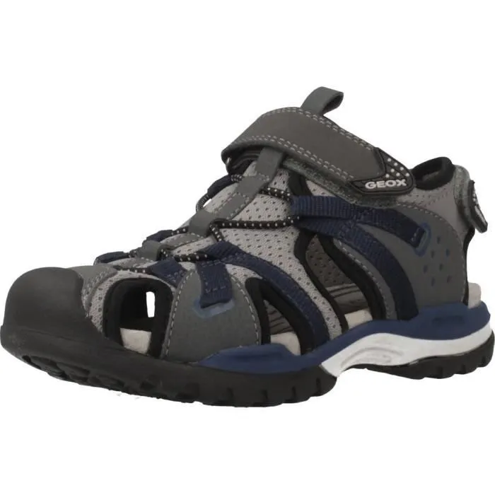 Tong Geox 85301 - Gris - Enfant - Garçon - Synthétique-0