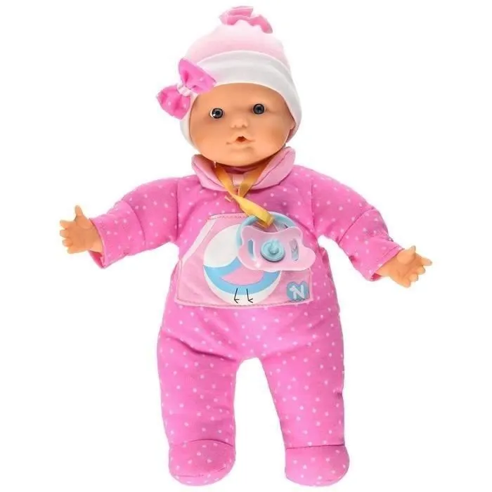 Poupon NENUCO SOFT 2 Fonctions - Corps souple 30cm - Rose-2