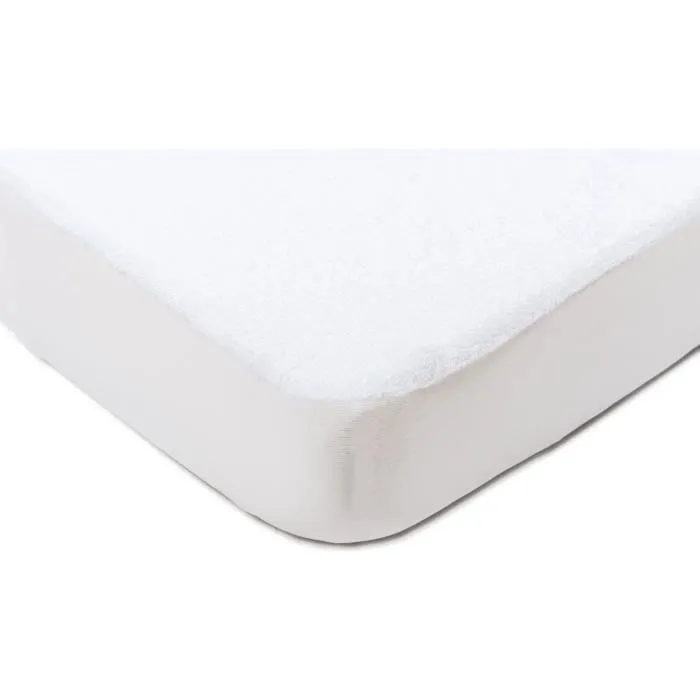 Protège-matelas bébé - P'tit Lit - 70x140 cm - Imperméable - Éponge Bamboo - Blanc-2