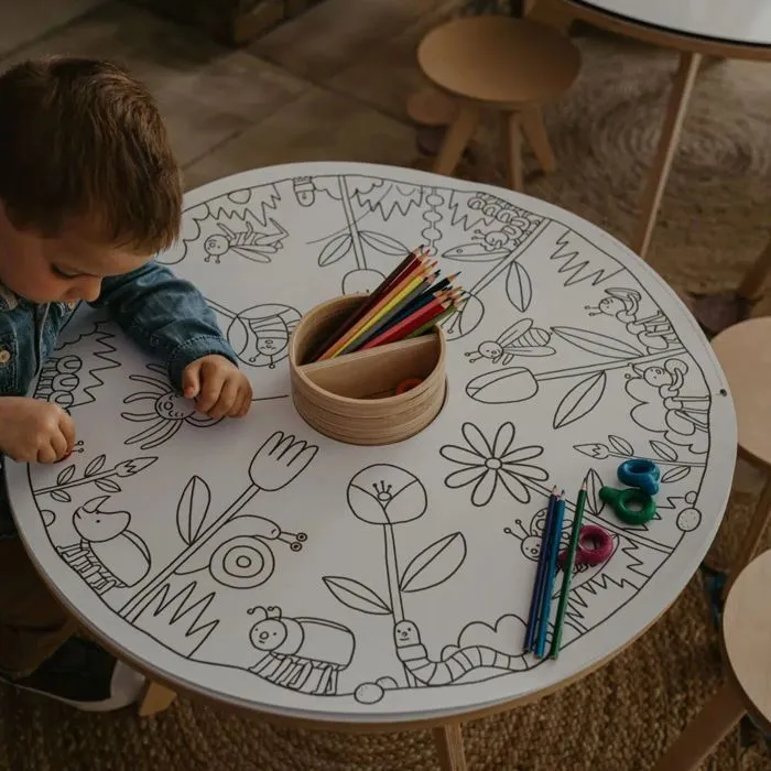 Recharge de feuilles de coloriage - Drawin’Kids - Little Friends - 20 feuilles - 70cm - Imprimées en France-1