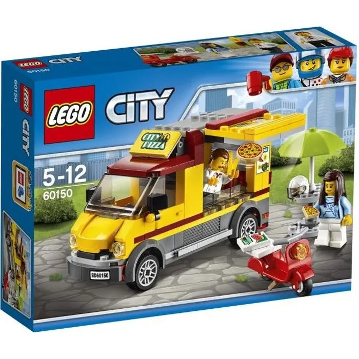 LEGO® City 60150 Le Camion pizza-0