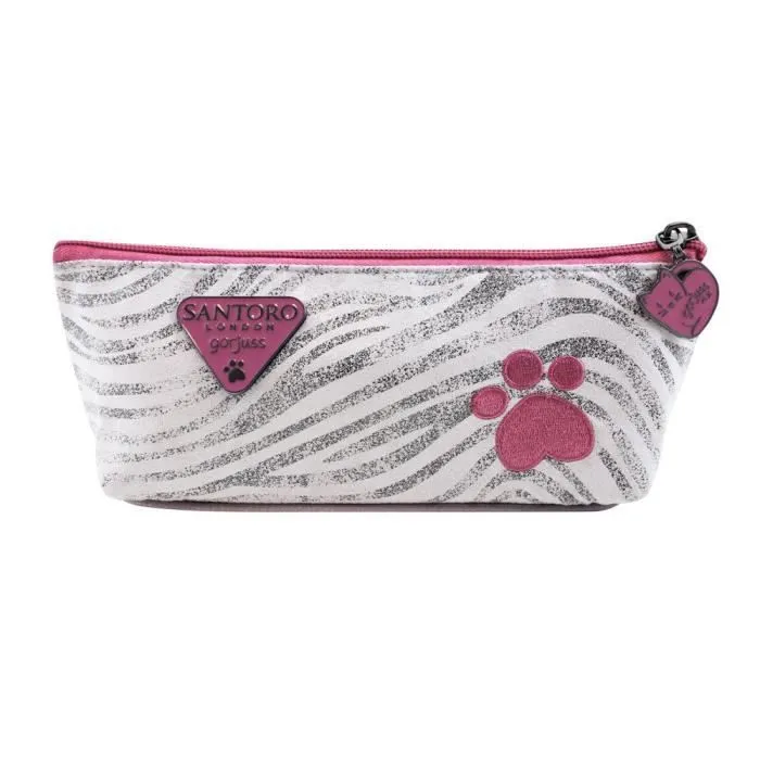 Trousse à accessoires - GORJUSS - Ruby wild - Gris - 22,3 x 8,8 x 5,7 cm - Zippée-1