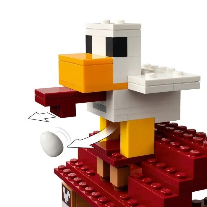 LEGO Minecraft 21273 Les Ghasts à l’Attaque du Village - Jeu pour garçon dès 10 ans-3