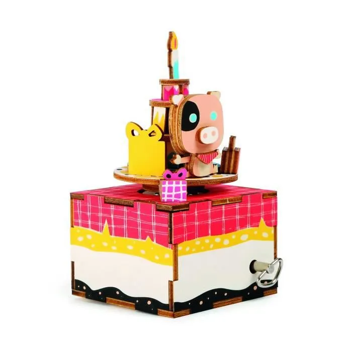 Kit de Construction - Small Foot - 10291 - Boîte À Musique - 77 Pièces - À Partir de 3 Ans-0