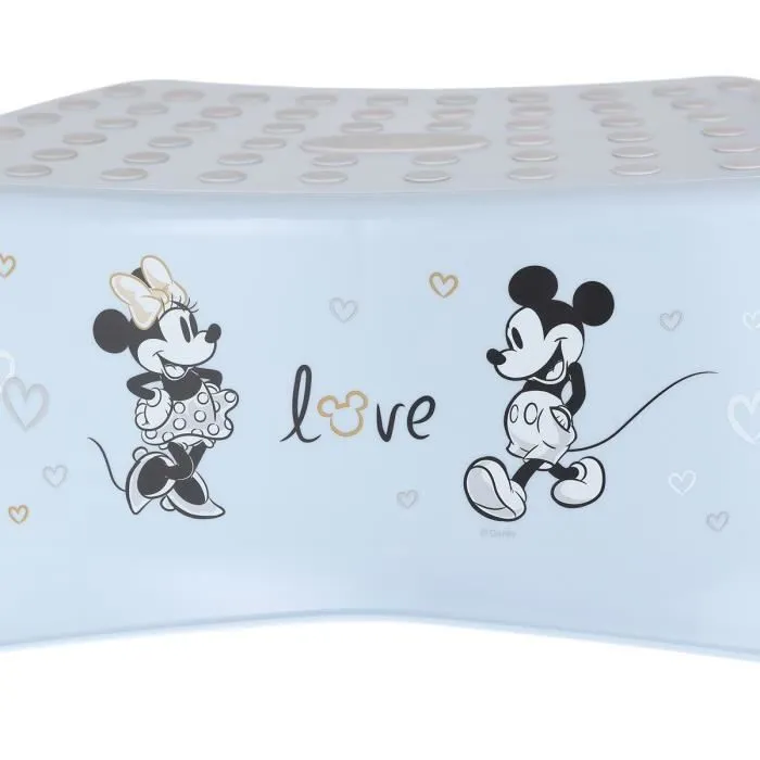 Mill'o bébé - Marche-pieds 1 marche ergonomique, antidérapante, apprentissage de la propreté / salle de bain / chambre - Mickey-4
