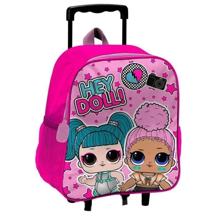 Sac à dos trolley - L.O.L. Surprise! - Junior - 9,2 litres - Polyester - Rose-0