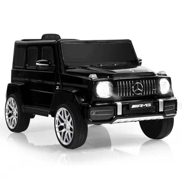 Voiture électrique Mercedes-Benz G63 pour enfants - COSTWAY - Noir - 2 moteurs - Télécommande-0