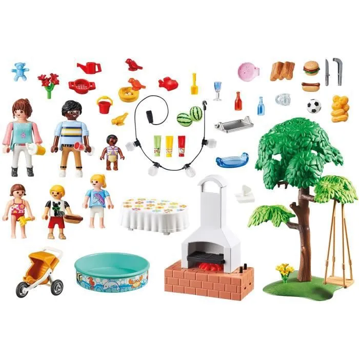 PLAYMOBIL - 9272 - City Life - Famille et Barbecue Estival-2