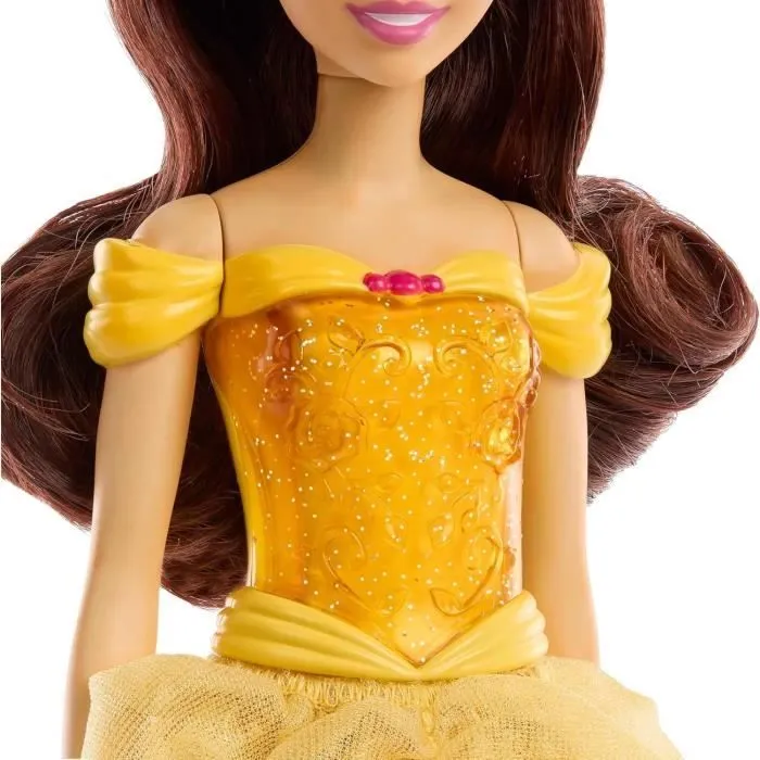 Belle Poupée 29 cm, Mattel Poupée Disney Princesses habillage et accessoires HLW11-3