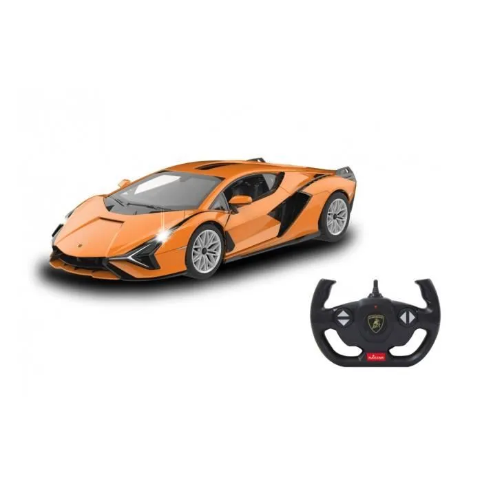 Voiture de sport - JAMARA - Lamborghini Sián FKP 37 - Radiocommandé - Orange - 5 piles AA-2
