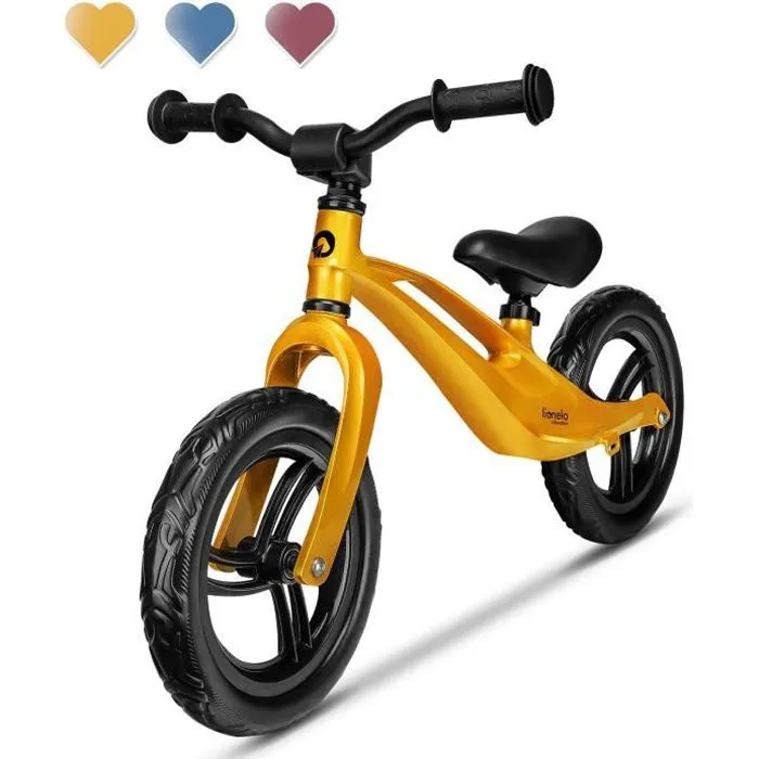 Lionelo - Draisienne Bart vélo pour enfant - Jaune-0