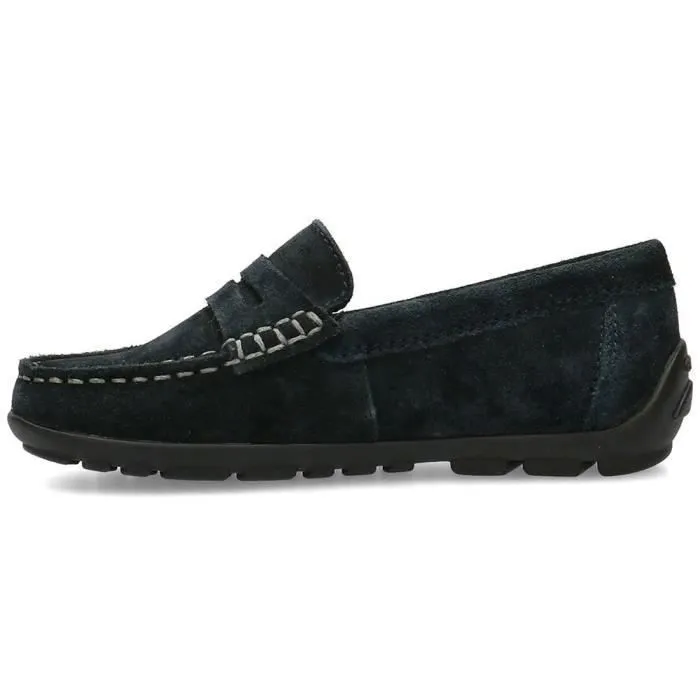 Mocassins Enfant - Geox - Junior New Fast 33 - Noir - Semelle respirante - Mixte-1