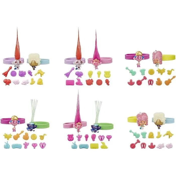 Figurines Les Trolls 2 : Tournée Mondiale - Petits Danseurs HASBRO-1