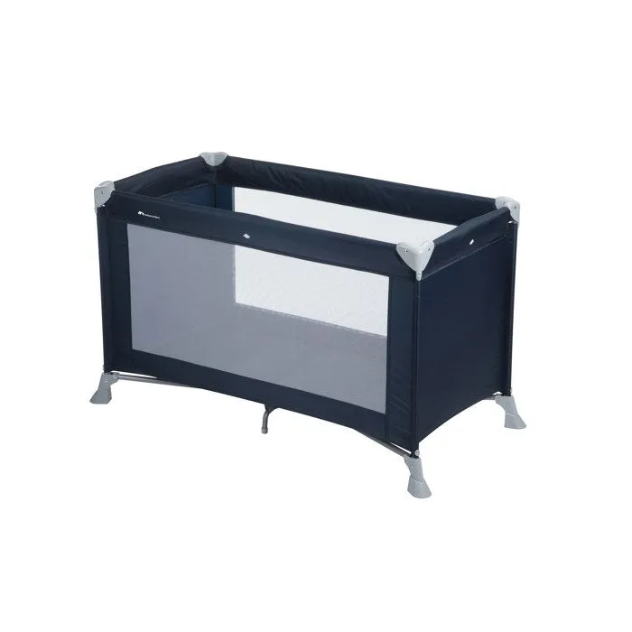 BEBECONFORT Soft dreams Lit bébé, Lit parapluie, De la naissance à 3 ans (jusqu'à 15kg), Navy Blue + sac de transport-0