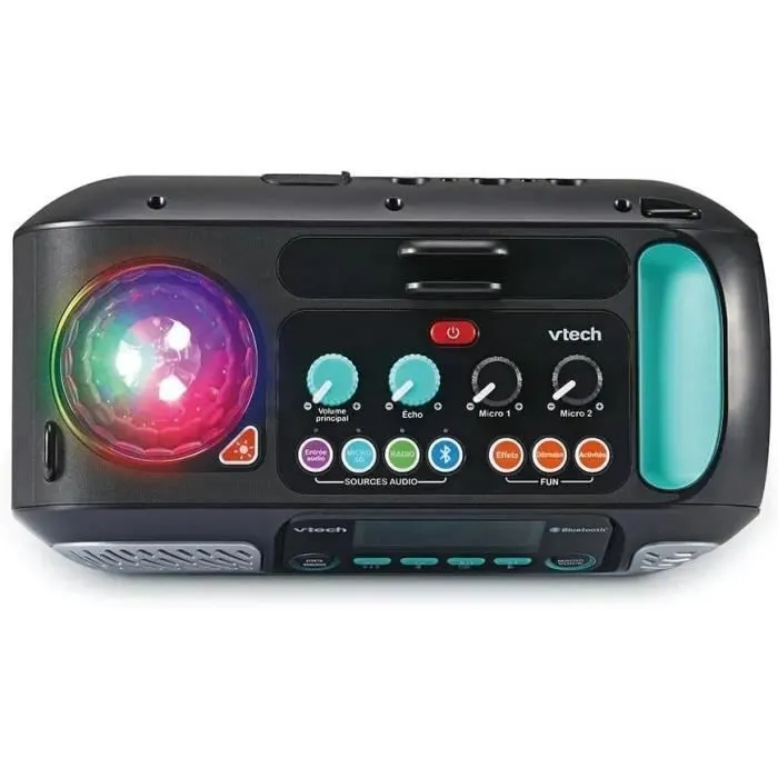 Enceinte Karaoké VTECH - Supersound Karaoke - 40W - Noir et gris - Pour enfants à partir de 14 ans-5