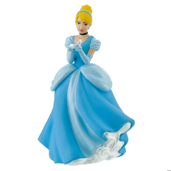 Figurine Cendrillon avec sa pantoufle de verre-1