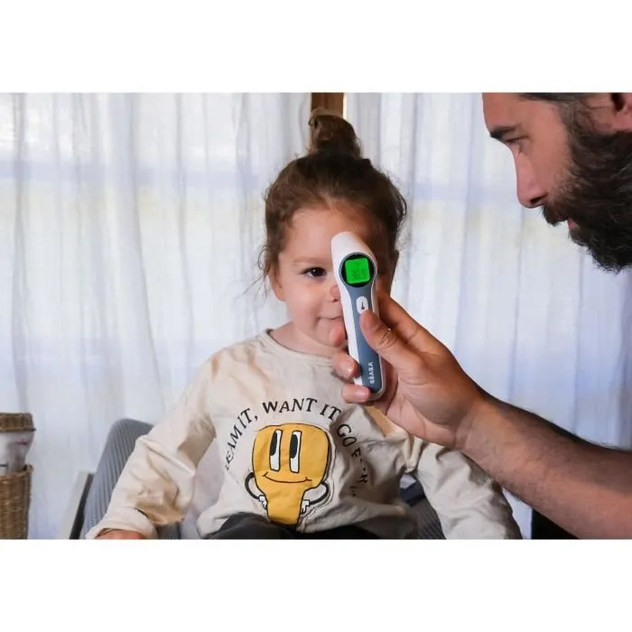 BÉABA - Thermomètre Digital Sans Contact Infrarouge - Mesure Frontale - Auriculaire - Ambiante - Alerte Fièvre - Thermospeed-4