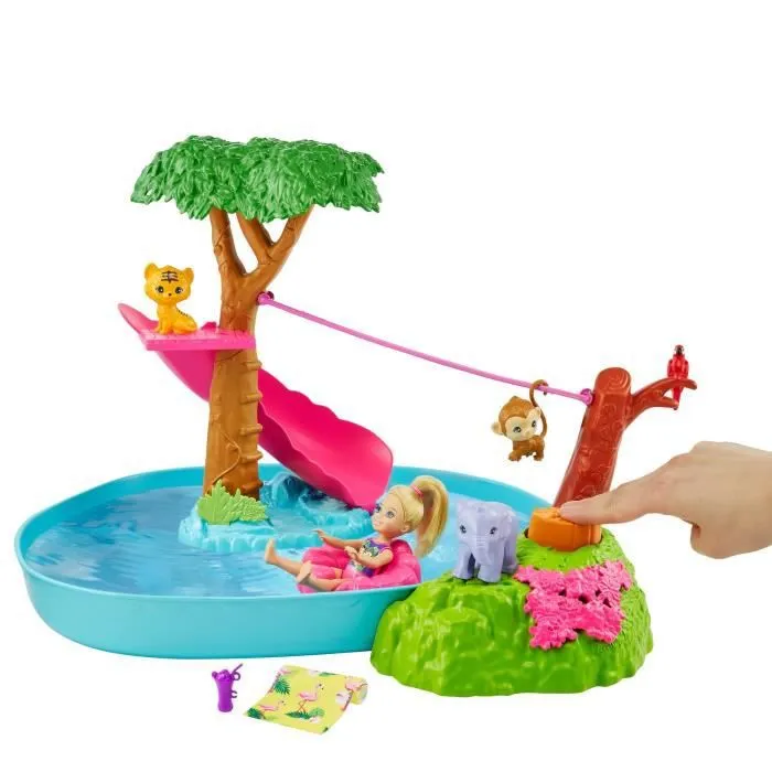 Barbie - Coffret Chelsea Rivière de la Jungle - Dès 3 ans-2