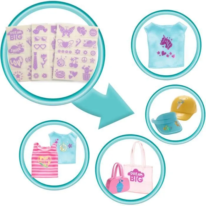 Barbie-Coffret Boutique Créations, avec poupée et accessoires de mode HKT78-2