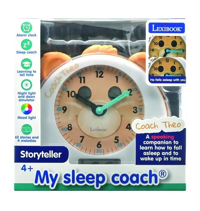 LEON mon Réveil Éducatif Coach de Sommeil avec Conteur d'Histoires et Lumières  (version EN)-4