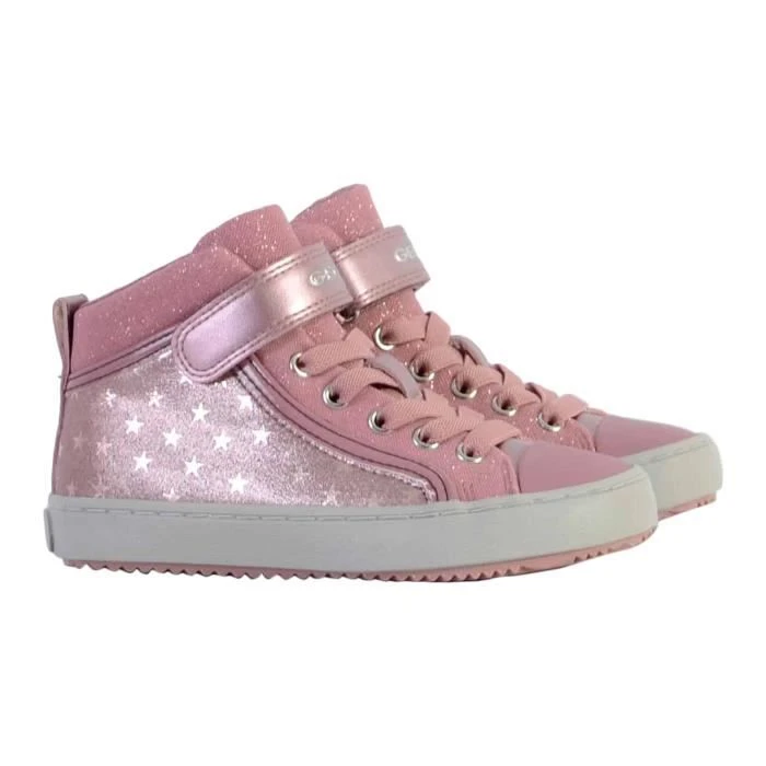 Basket Montante Cuir Enfant Geox J Kalispera-3