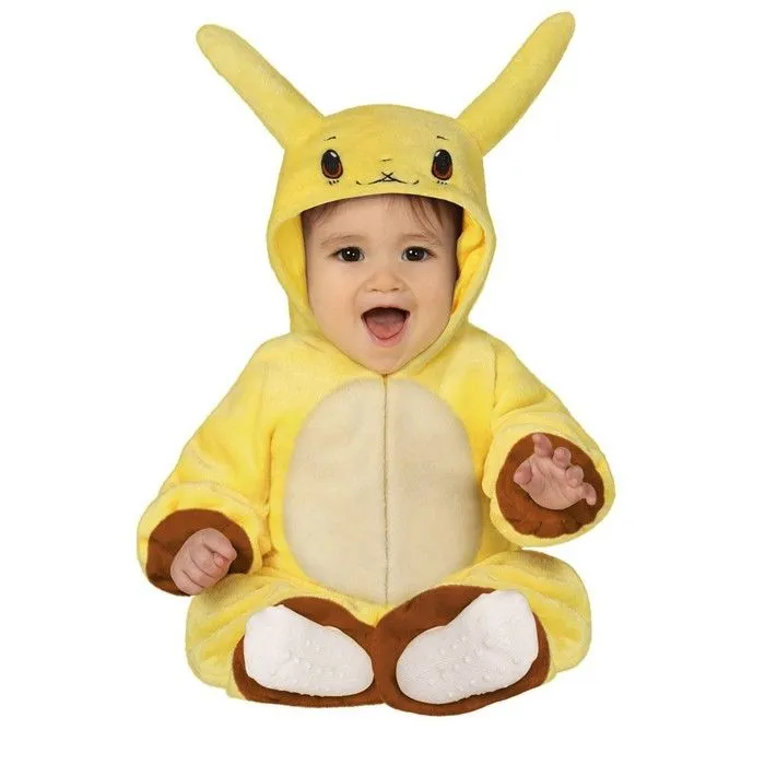 DÉGUISEMENT PIKACHU BÉBÉ 12/24 MOIS Jaune-0
