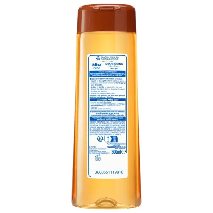 Shampooing Démêlant Très Doux Mixa Bébé - MIXA - Karité - Cheveux secs - Facilite le démêlage-1