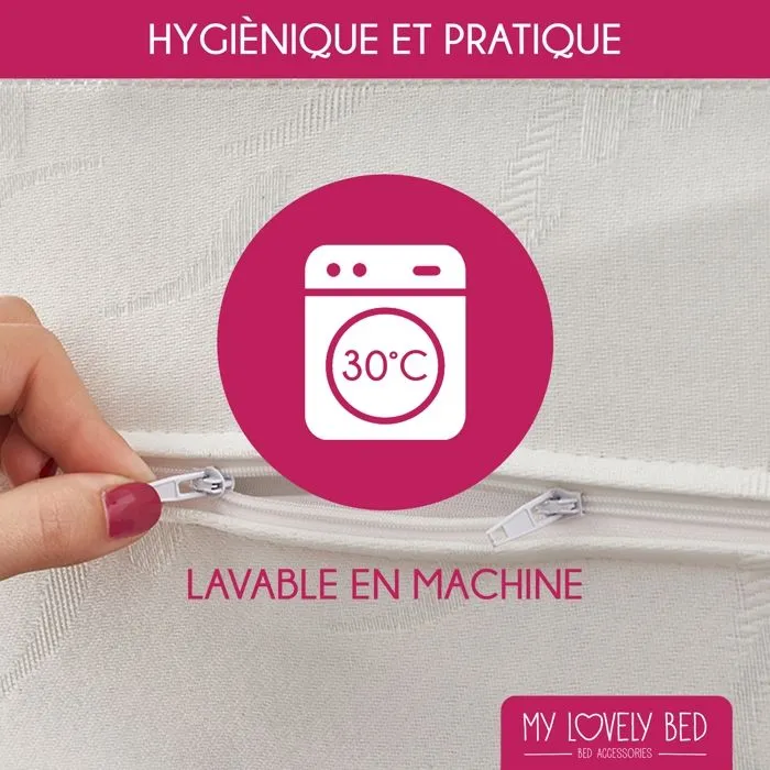 My Lovely Bed - Rénove Matelas 90x190/200 cm | Housse complète pour matelas | Anti Acarien - Economique et Pratique - Tissu Coton-3