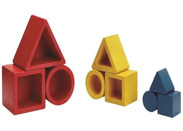 Plan Toys - Puzzle d'encastrement 3 formes - TROUSSELIER-2