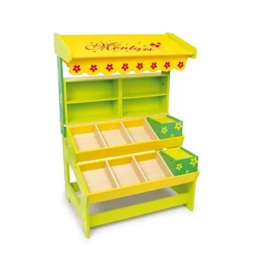 Boutique de marchande - Small foot company - 1553 Coloré - Pour fruits et légumes - 3 ans-0