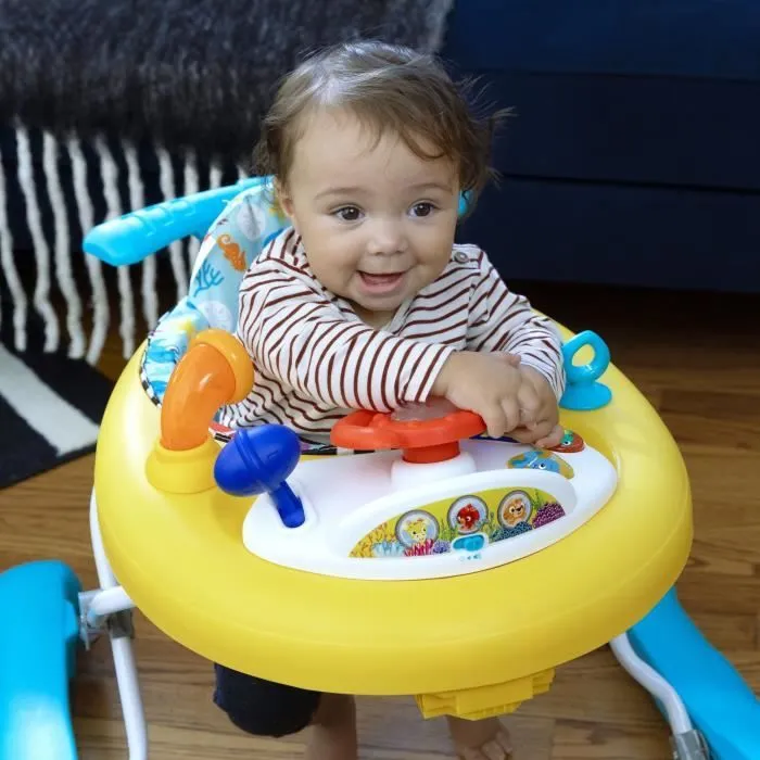 BABY EINSTEIN Trotteur sous-marin Ocean Explorers 3 en 1, Musique et Jouets interactifs, Hauteur Réglable, Pliage extra plat-8