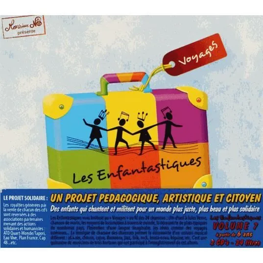 Livre - Monsieur Nô - Les enfantastiques Vol. 7 - Voyages - Aventures musicales - Découverte du monde-0