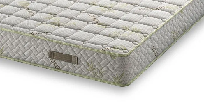 Matelas 120x190 x 21 cm - Ferme - Tissu Bambou - Aertech+ 35 Kg-m3 HR Dernière Génération - 5 Zones de Confort-1