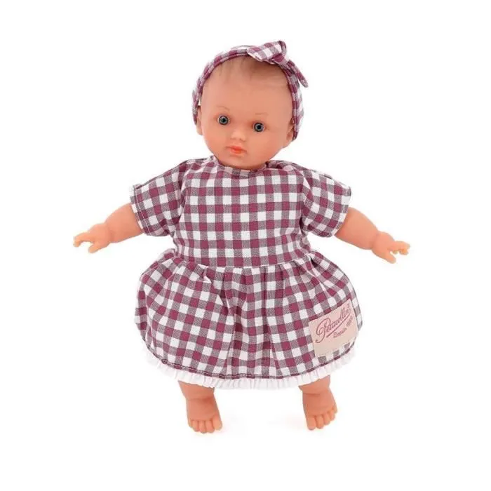 Poupon écologique Petitcollin - Ecolo Doll Bleuet - 25 cm - Rose - Enfant - Mixte-0