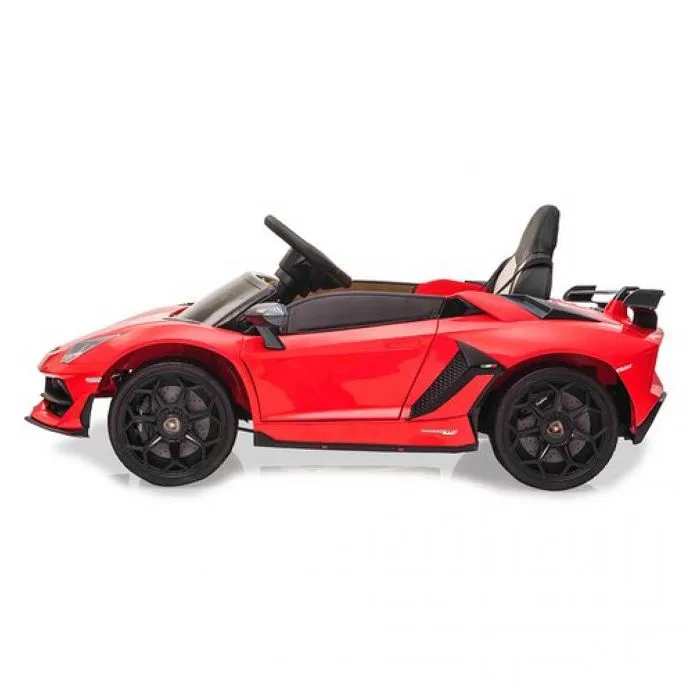 Voiture électrique - JAMARA - Lamborghini Aventador SVJ - Rouge - 12V - Bluetooth-2