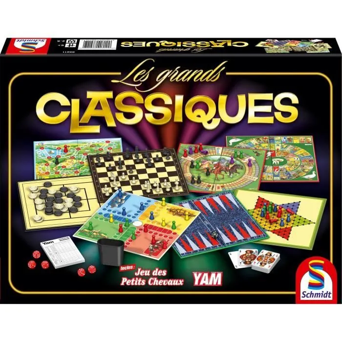 Les grands classiques Jeux de Société - SCHMIDT SPIELE - Retrouvez les grands classiques du jeu dans cette collection !-0