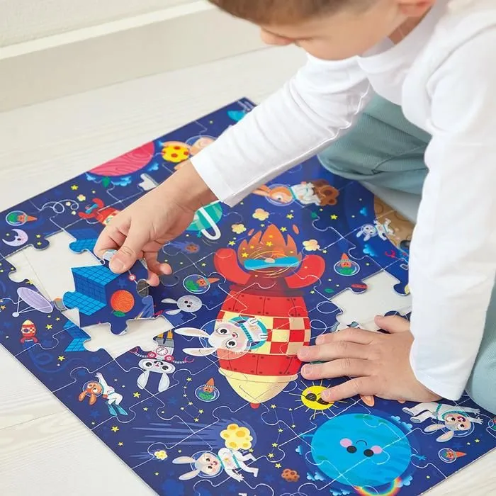 Janod - Puzzle Fusée 54 pcs - JURATOYS-1