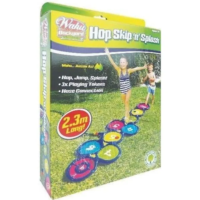 GOLIATH - Pool Party Hop Skip'n splash - 2,3 m - Jeu de marelle aquatique pour enfants-0