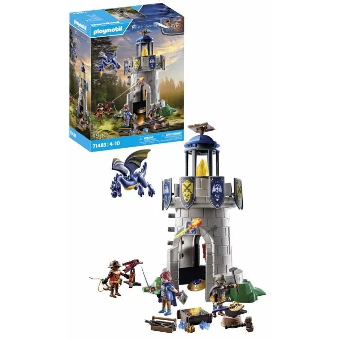 PLAYMOBIL 71483 Novelmore Tourelle des chevaliers de Novelmore avec dragon-2