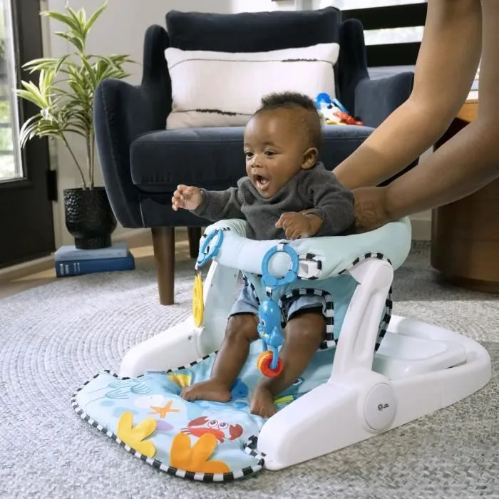 BABY EINSTEIN Siège bébé d'apprentissage -OPUS ET NEPTUNE- apporte support à bébé, 2positions de siège, tablette d'activités-1