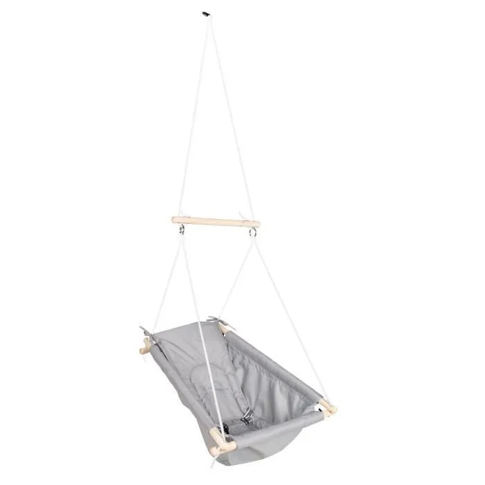 Balancelle Bébé 2 en 1 - ROBA - Taupe - Hamac Bébé - Jusqu'à 30 kg - 61 x 76 x 28 cm-0