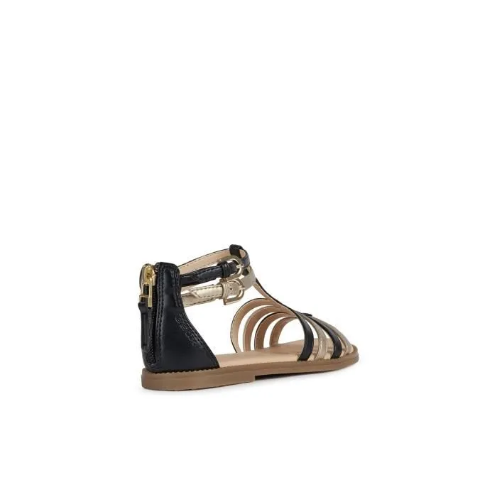 GEOX - Sandal J Karly fille - Noir/platine-4
