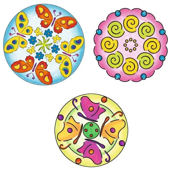 Mandala Designer - RAVENSBURGER - Flowers & Butterflies - Fille - A partir de 6 ans-1