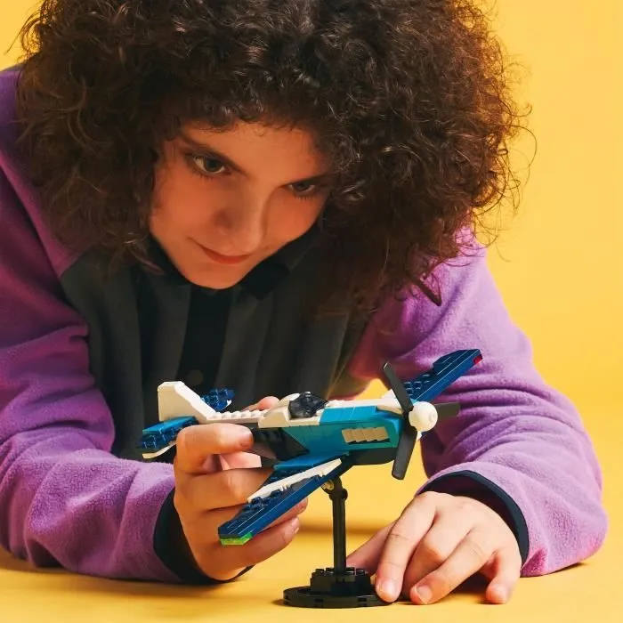 LEGO Creator 31160 3-en-1 Aéronef : l’avion de course - Jeu de construction dès 7 ans-4