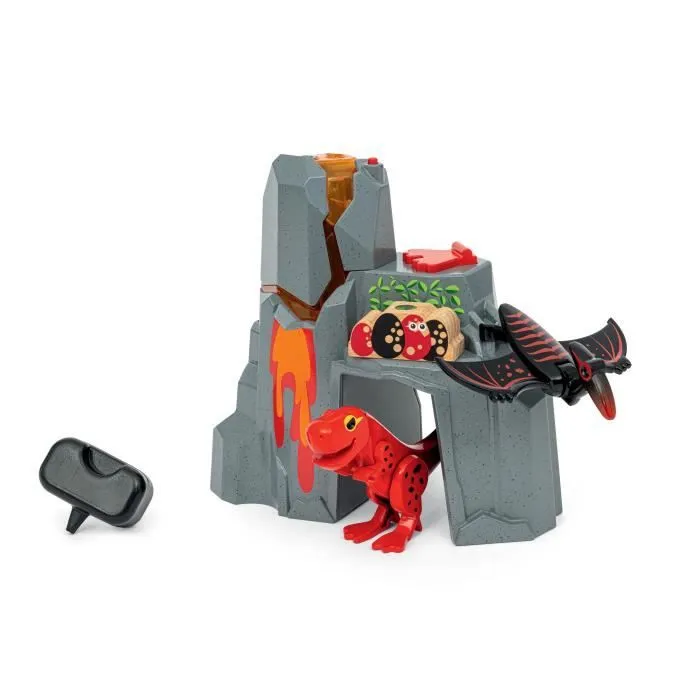 Brio Volcan en Eruption Dinosaure - Accessoire pour Circuit de Train en Bois - Action de Jeu sans Pile/avec Aimant - dès 3 Ans --1