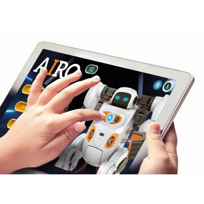 CLEMENTONI - AIRO, Robot à intelligence artificielle - Reconnait les gestes et les voix - Se déplace - Application dédiée avec algor-5