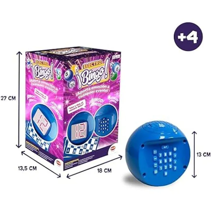 Bingo électronique - BIZAK - Modèle 61832162 - 50 joueurs - 8 modes de jeu - À partir de 4 ans-1